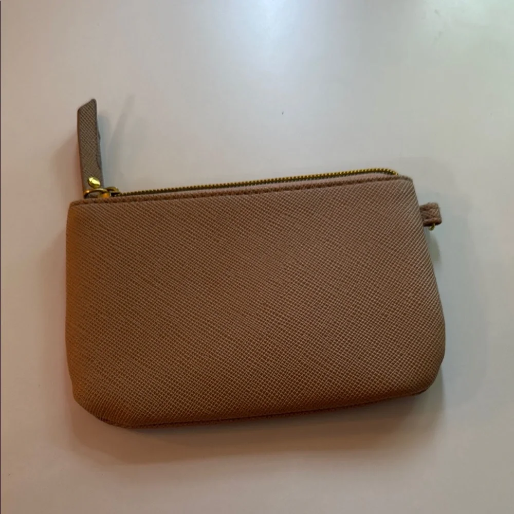 Inspire Tan Wristlet Clutch